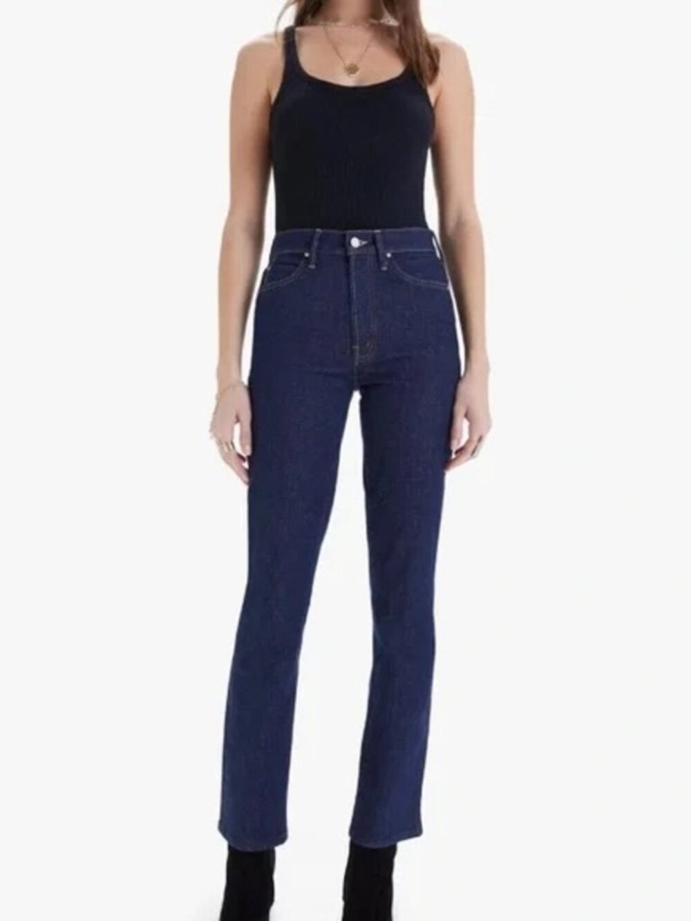 Mother SUPERIOR High Waisted Rascal Hover Clean Up‎ Your Act Size 25